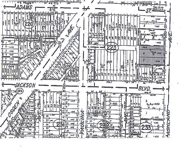220 S Ashland Ave, Chicago, IL for sale Plat Map- Image 1 of 1