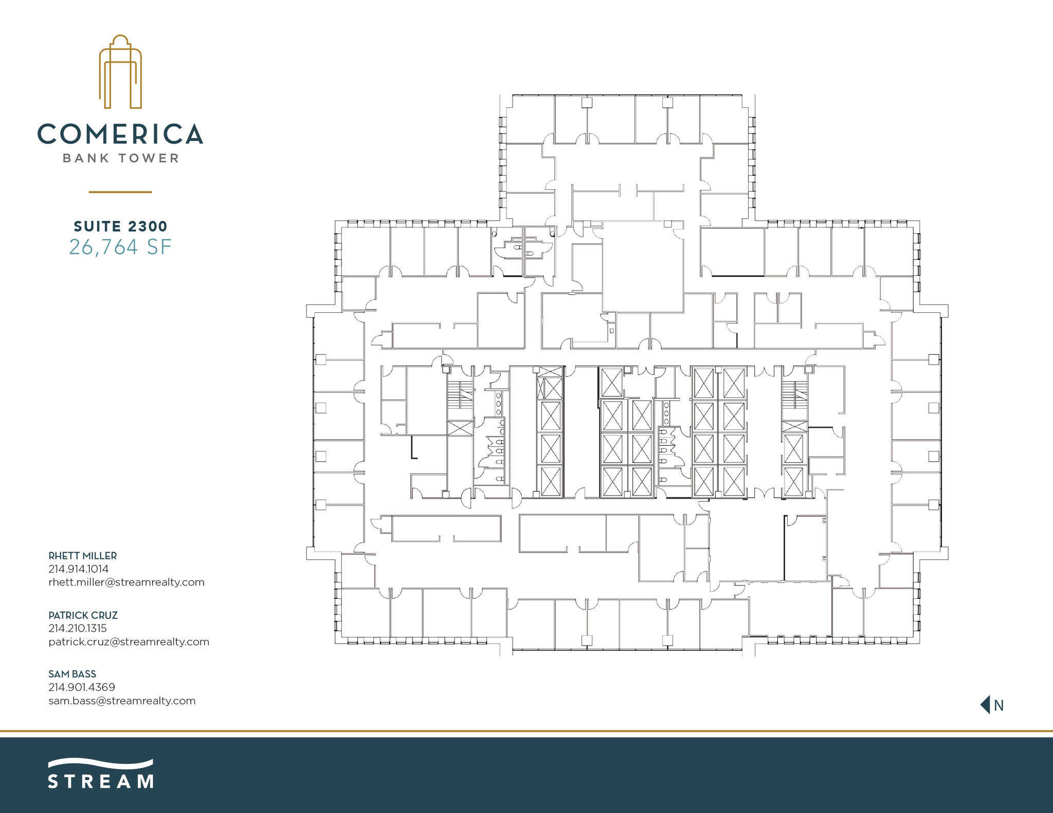 1717 Main St, Dallas, TX for lease Floor Plan- Image 1 of 1