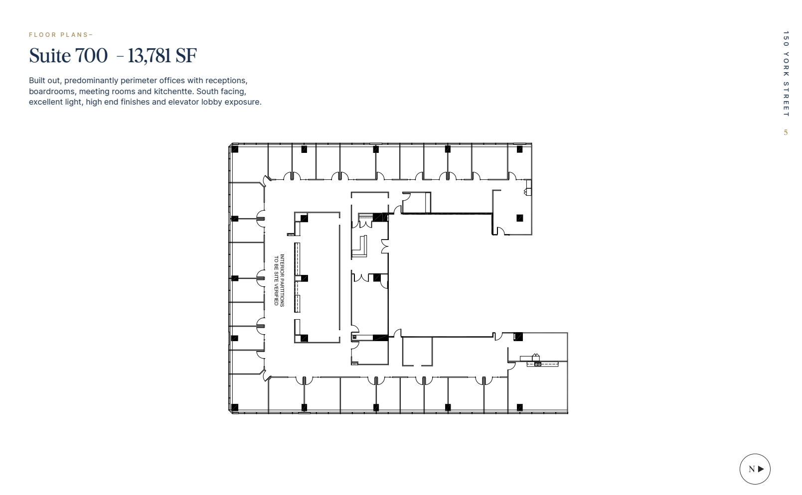 150 York St, Toronto, ON for lease Floor Plan- Image 1 of 1