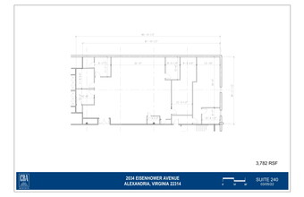 2034 Eisenhower Ave, Alexandria, VA for lease Floor Plan- Image 1 of 1