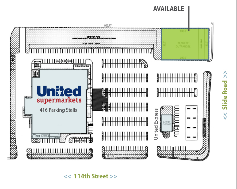 114th & Slide Rd, Lubbock, TX for lease Building Photo- Image 1 of 4