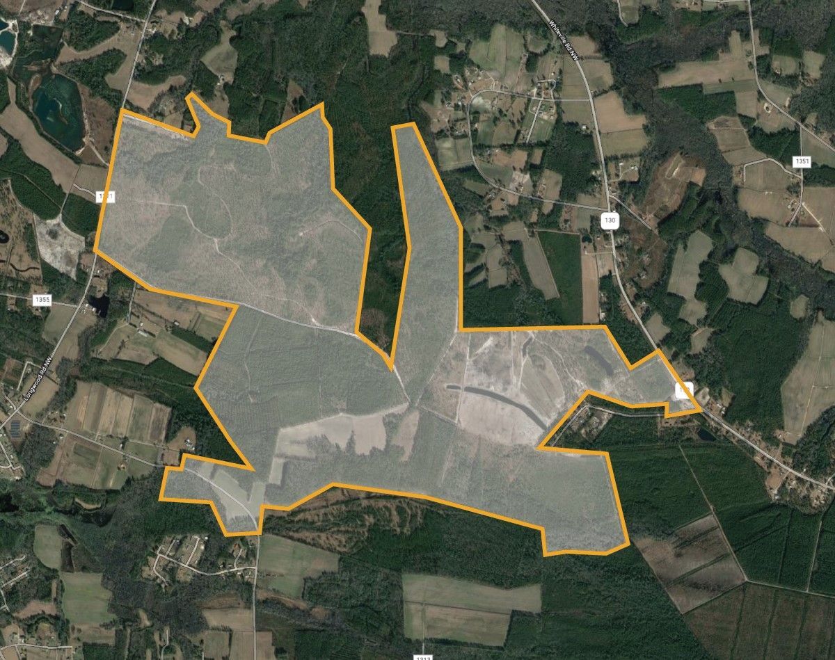 0 0 NC 130/ 343 NC 1321, Ash, NC for sale Aerial- Image 1 of 13