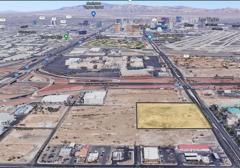 S Las Vegas Blvd, Las Vegas, NV for sale - Aerial - Image 1 of 1