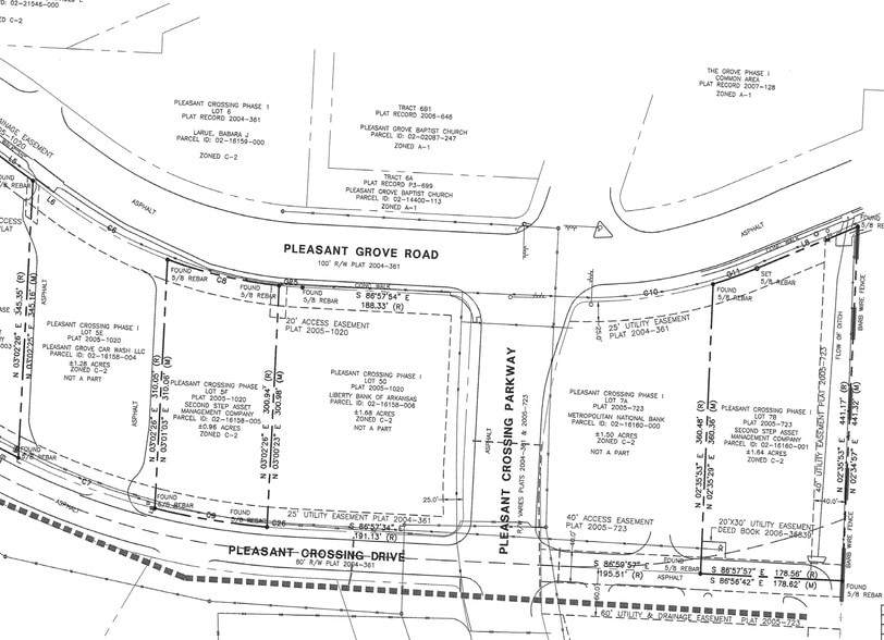 Pleasant Grove Rd. & Pleasant Crossing Blvd, Rogers, AR for sale - Site Plan - Image 3 of 3