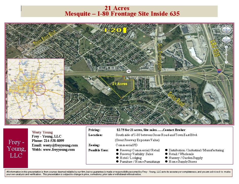 3200 E US Highway 80, Mesquite, TX for sale Aerial- Image 1 of 1