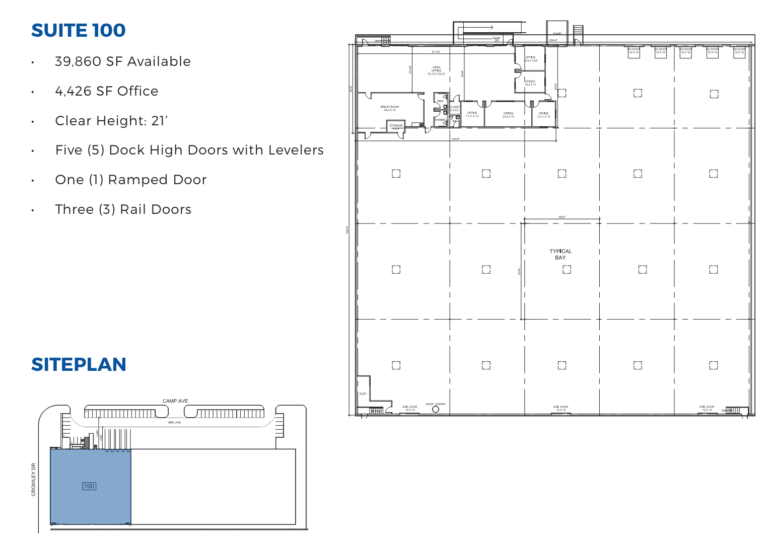 2425 Camp Ave, Carrollton, TX for lease Floor Plan- Image 1 of 1