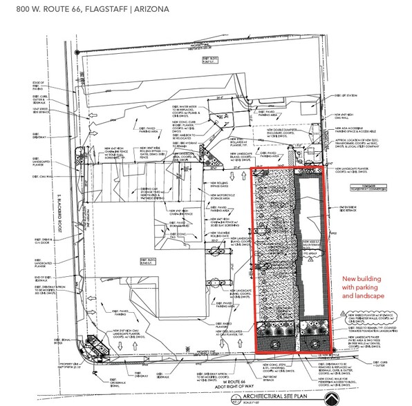 800 W Route 66, Flagstaff, AZ for lease - Site Plan - Image 2 of 4