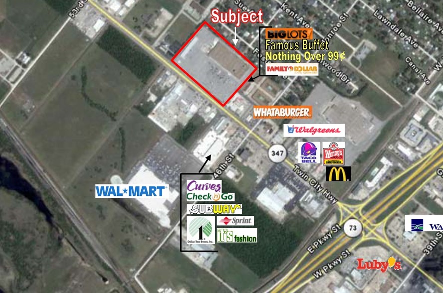 4900-5180 Twin City Hwy, Groves, TX for lease - Primary Photo - Image 2 of 3