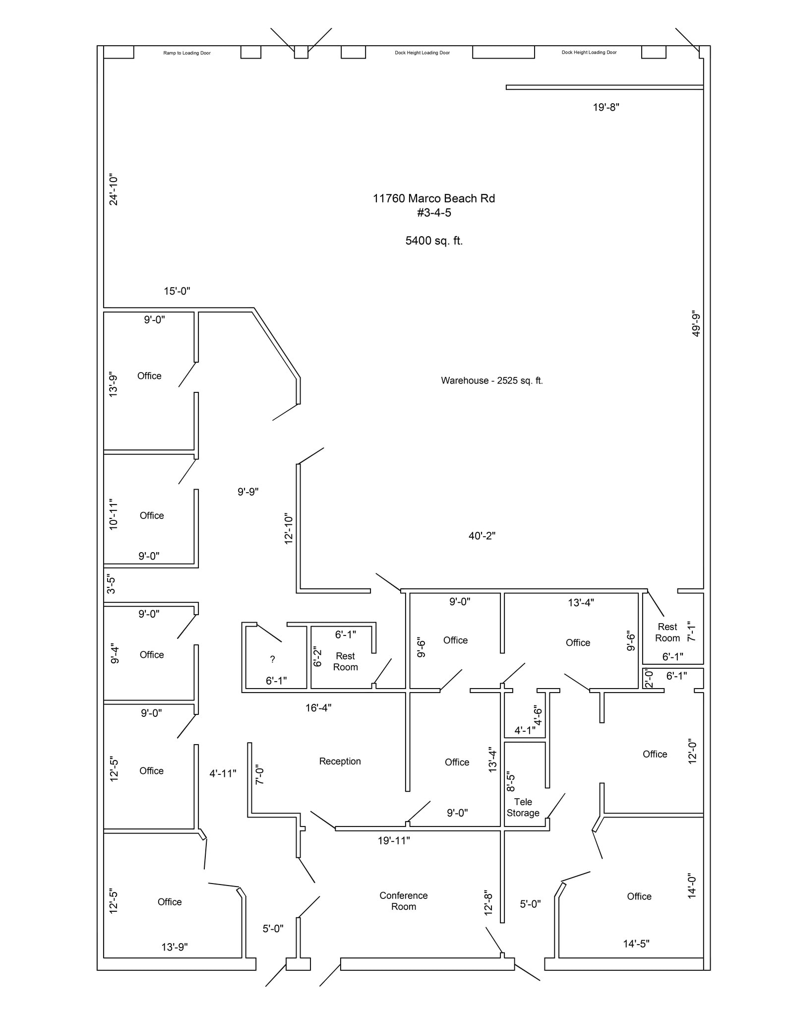 11762 Marco Beach Dr, Jacksonville, FL for lease Site Plan- Image 1 of 1