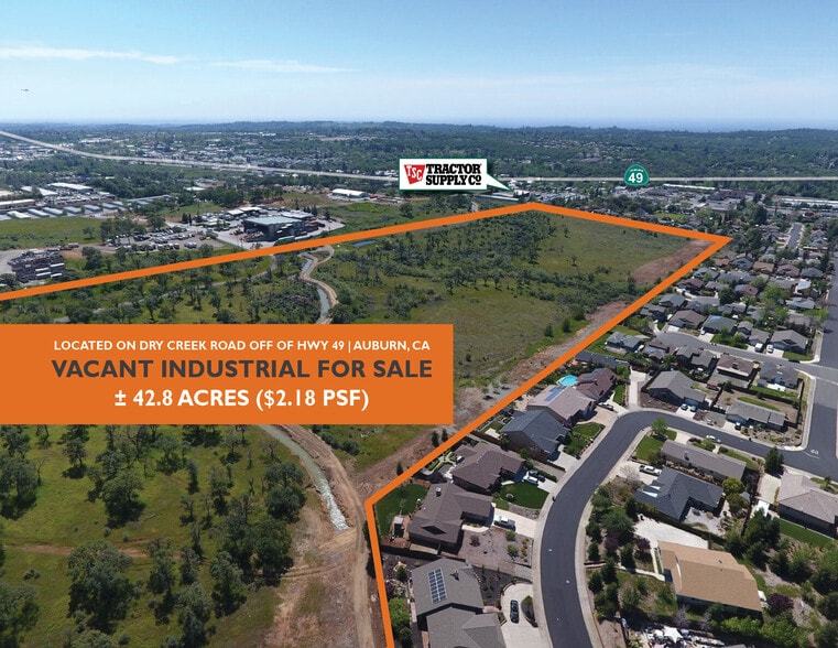 Dry Creek Rd, Auburn, CA for sale - Building Photo - Image 1 of 5