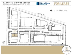 6850-6870 Paradise Rd, Las Vegas, NV for lease Site Plan- Image 2 of 4
