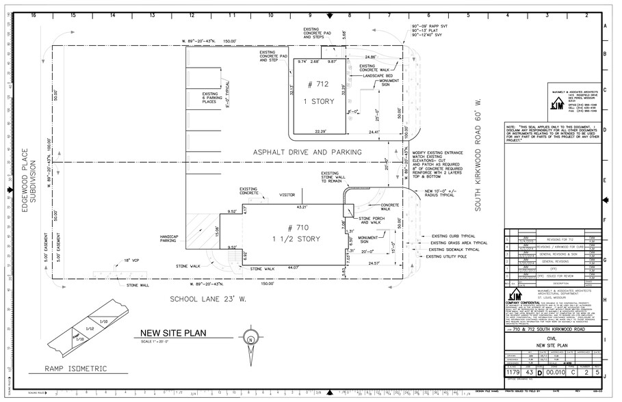 712 S Kirkwood Rd, Kirkwood, MO for lease - Site Plan - Image 3 of 3