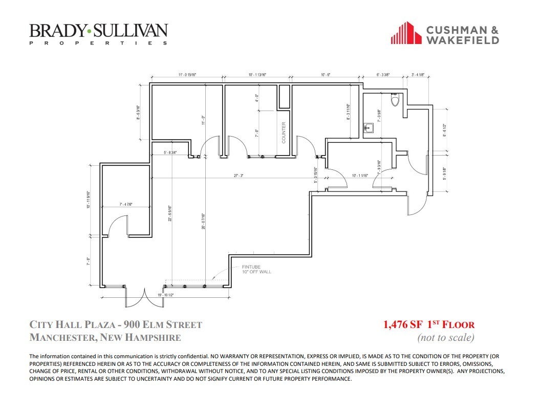 900 Elm St, Manchester, NH for lease Floor Plan- Image 1 of 1