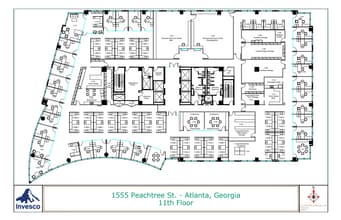 1555 Peachtree St, Atlanta, GA for lease Floor Plan- Image 1 of 1