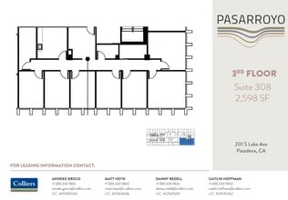 225 S Lake Ave, Pasadena, CA for lease Floor Plan- Image 1 of 1