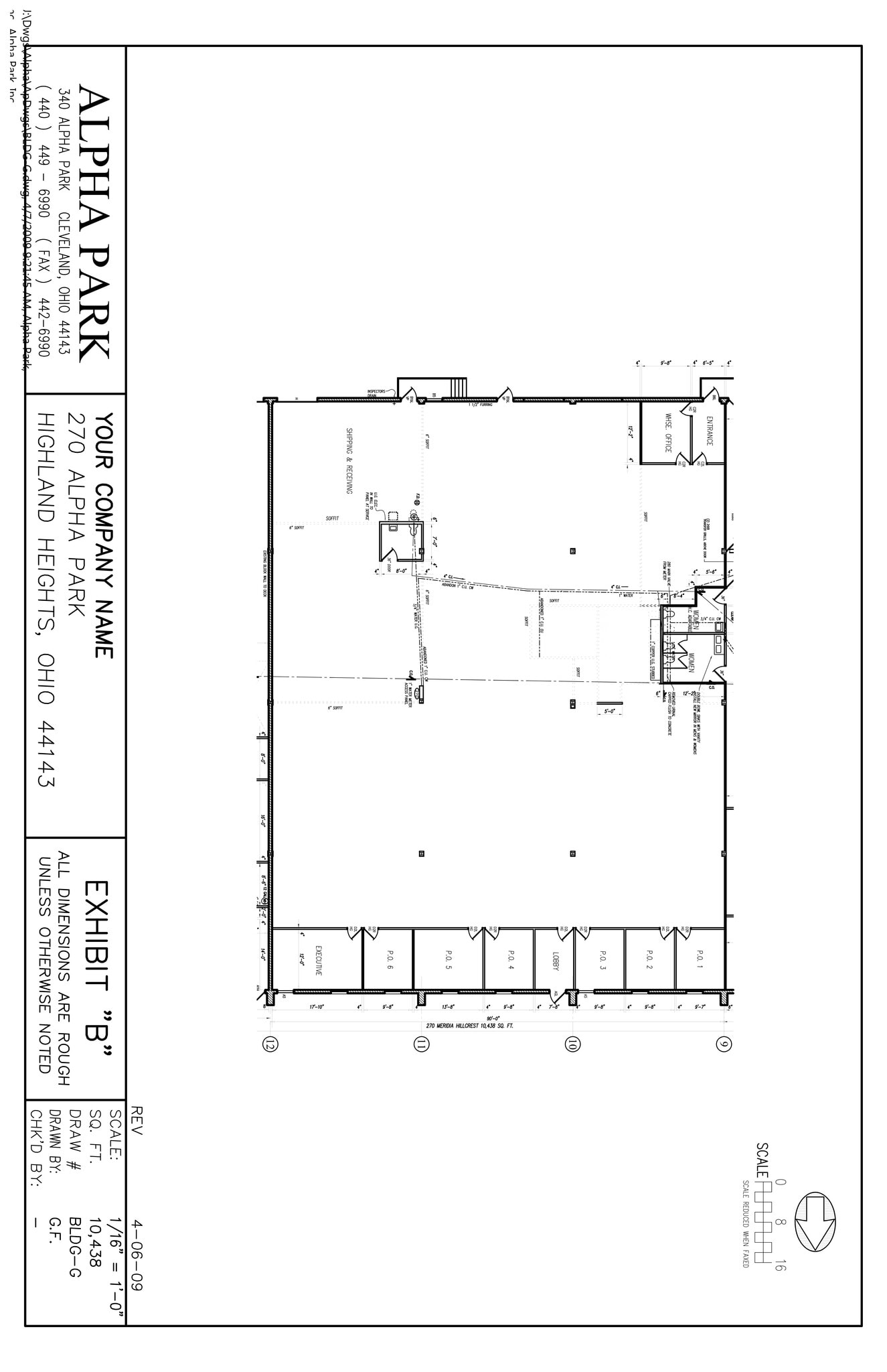 200-298 Alpha Park, Highland Heights, OH for lease Site Plan- Image 1 of 2