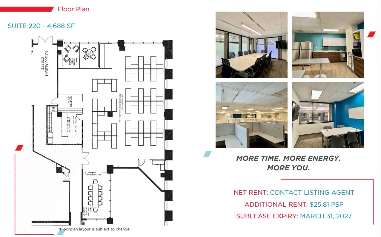 350 Albert St, Ottawa, ON for lease Floor Plan- Image 1 of 1