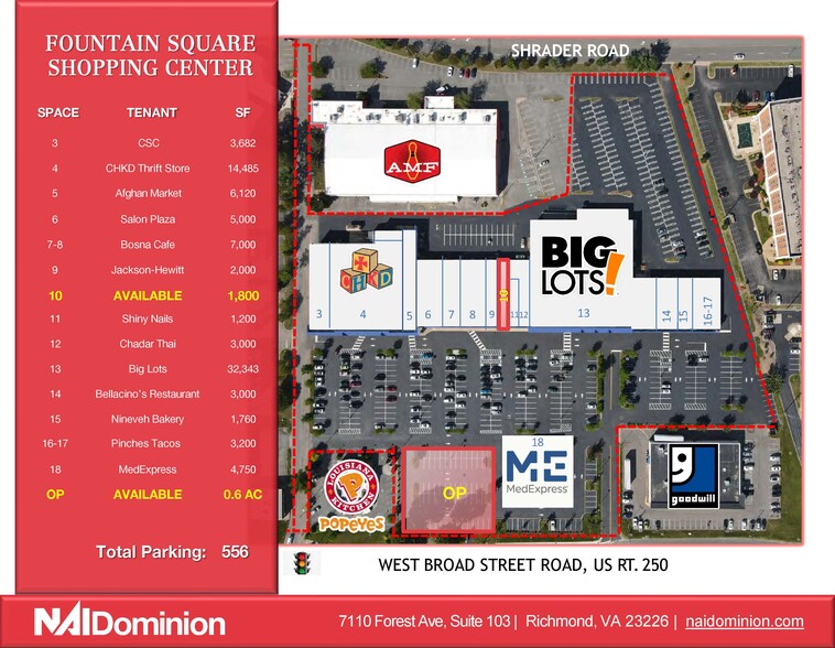 8026 W Broad St, Richmond, VA for lease - Site Plan - Image 2 of 2