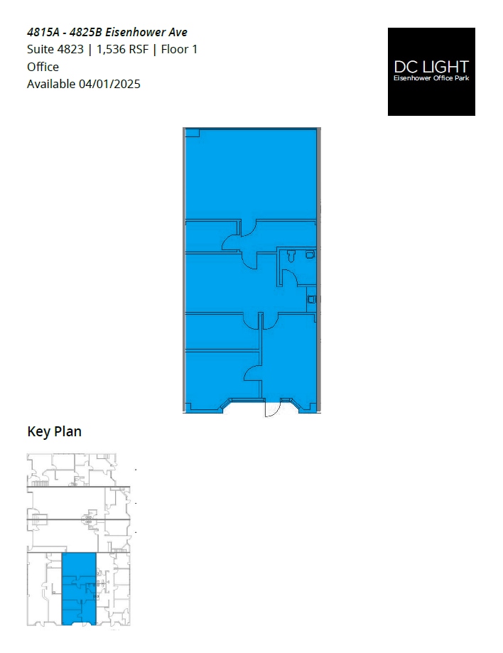 4713A-4725B Eisenhower Ave, Alexandria, VA for lease Floor Plan- Image 1 of 1