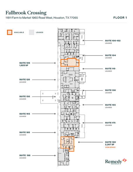 11811 W FM-1960, Houston, TX for lease - Floor Plan - Image 3 of 8