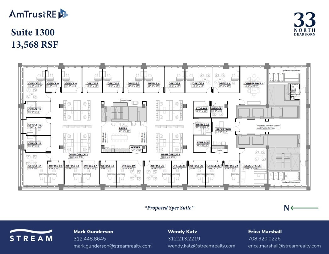 33 N Dearborn St, Chicago, IL for lease Floor Plan- Image 1 of 1
