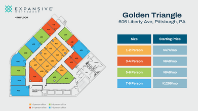 606 Liberty Ave, Pittsburgh, PA for lease Floor Plan- Image 1 of 4