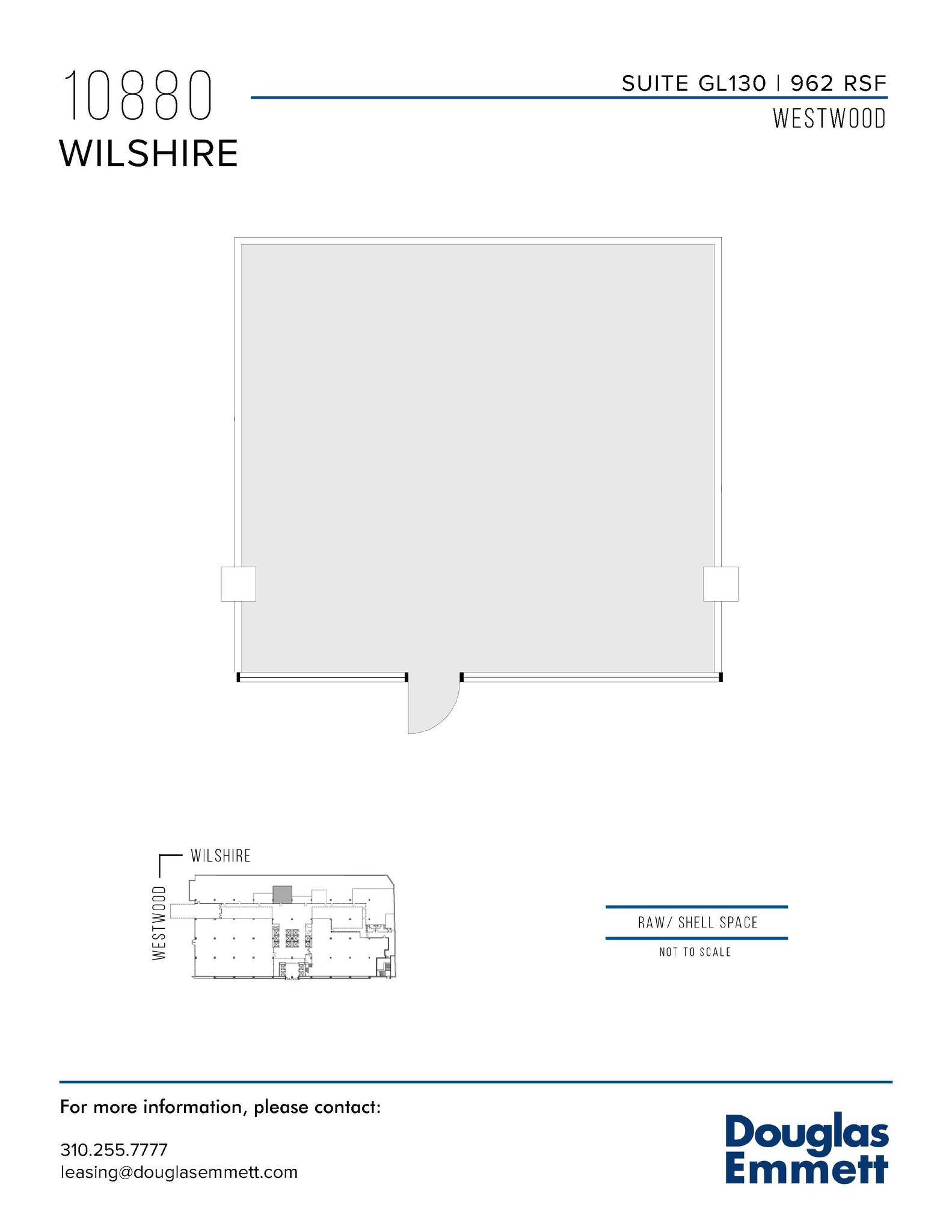 10880 Wilshire Blvd, Los Angeles, CA for lease Floor Plan- Image 1 of 1