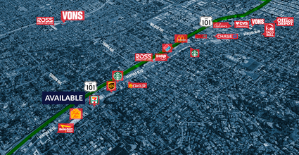 19709 Ventura Blvd, Woodland Hills, CA - AERIAL map view