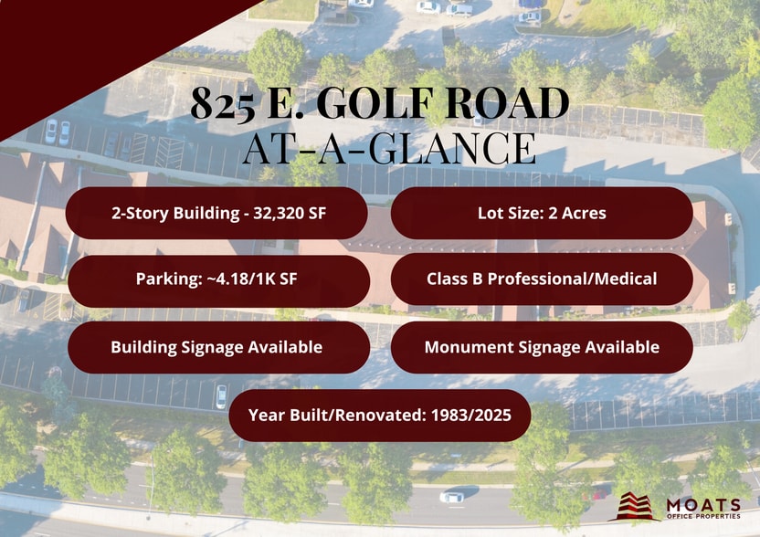 825 E Golf Rd, Arlington Heights, IL for lease - Building Photo - Image 3 of 19