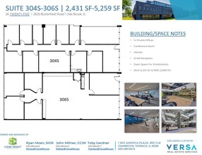 2625 Butterfield Rd, Oak Brook, IL for lease Floor Plan- Image 2 of 2