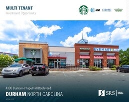 Starbucks, AT&T, Eyemart, & Wingstop - Drive Through Restaurant