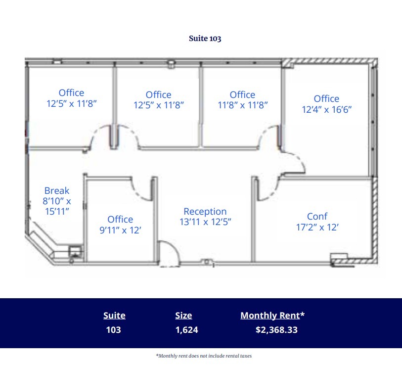 67 E Weldon Ave, Phoenix, AZ for lease Floor Plan- Image 1 of 1