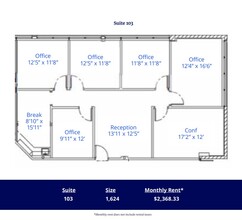 67 E Weldon Ave, Phoenix, AZ for lease Floor Plan- Image 1 of 1
