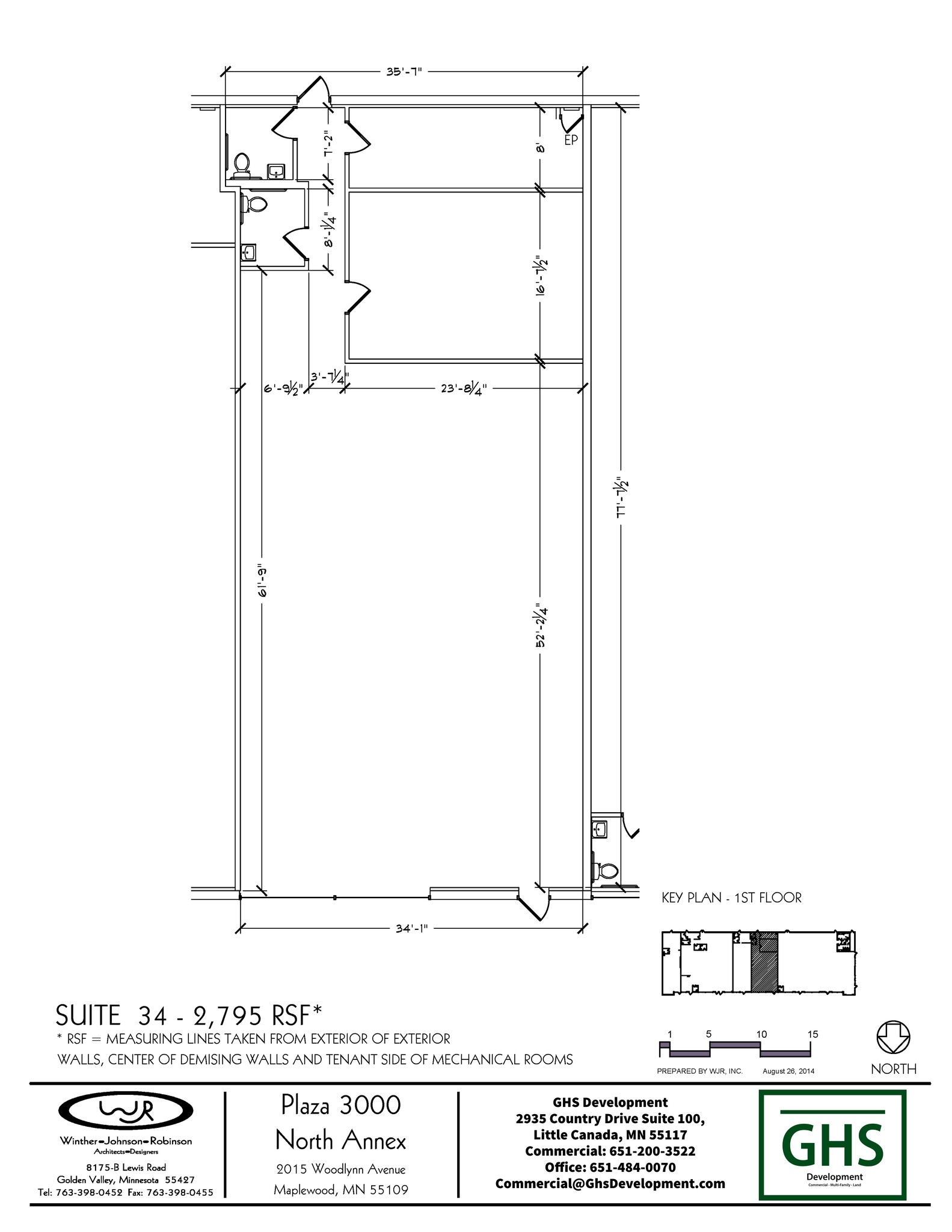 2015-2029 Woodlynn Ave, Maplewood, MN for lease Site Plan- Image 1 of 1