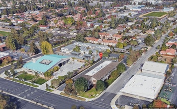 20195 Stevens Creek Blvd, Cupertino, CA - AERIAL map view