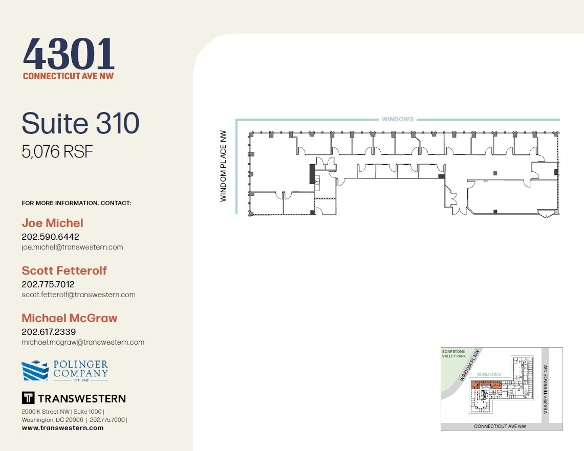 4301 Connecticut Ave NW, Washington, DC for lease Floor Plan- Image 1 of 1