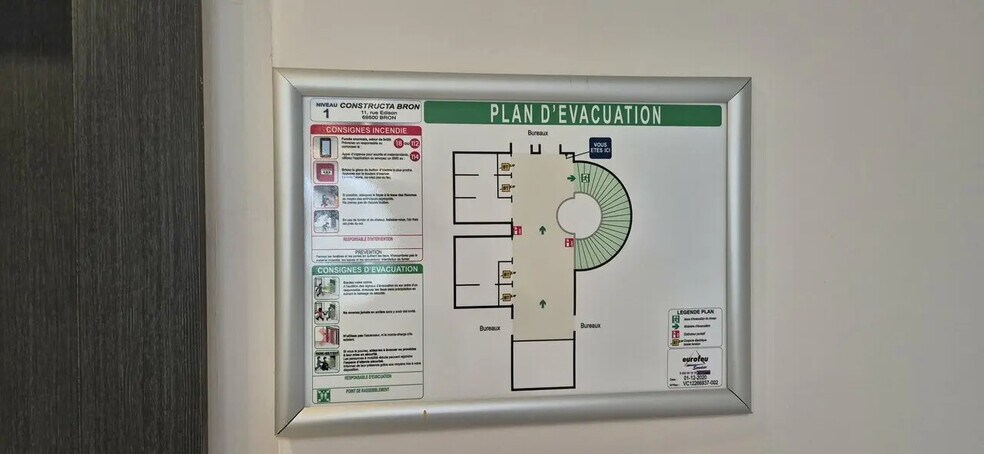 Office in Bron for lease - Site Plan - Image 3 of 6
