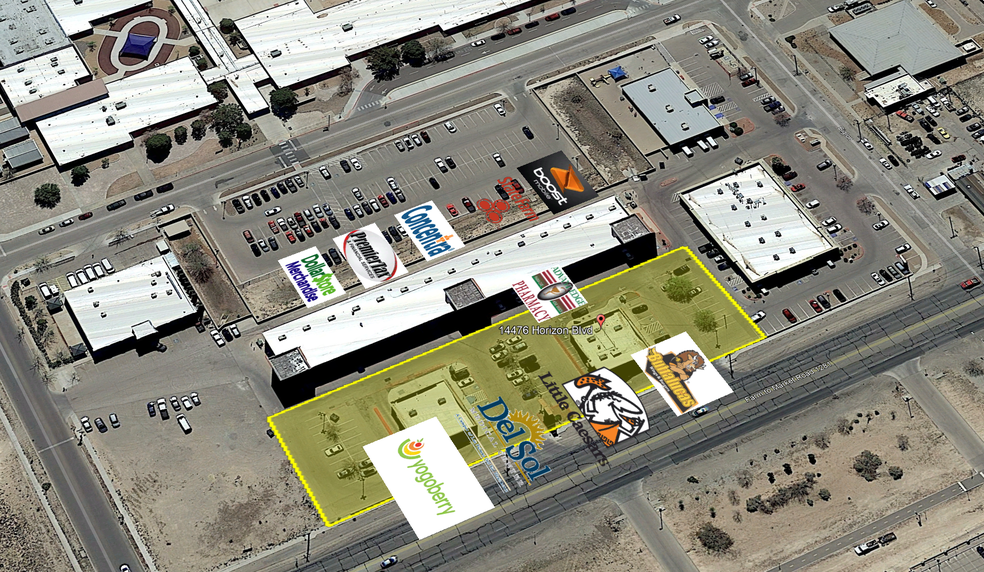 14476 Horizon Blvd, El Paso, TX for lease - Aerial - Image 1 of 4