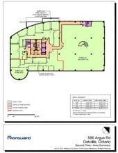 586 Argus Rd, Oakville, ON for lease Floor Plan- Image 1 of 1