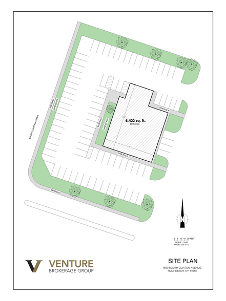 1890 S Clinton Ave, Rochester, NY for lease - Site Plan - Image 2 of 4