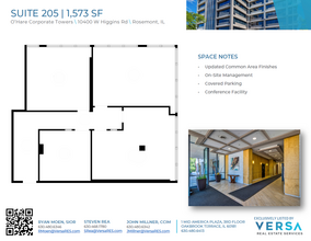 10400 W Higgins Rd, Rosemont, IL for lease Floor Plan- Image 1 of 1