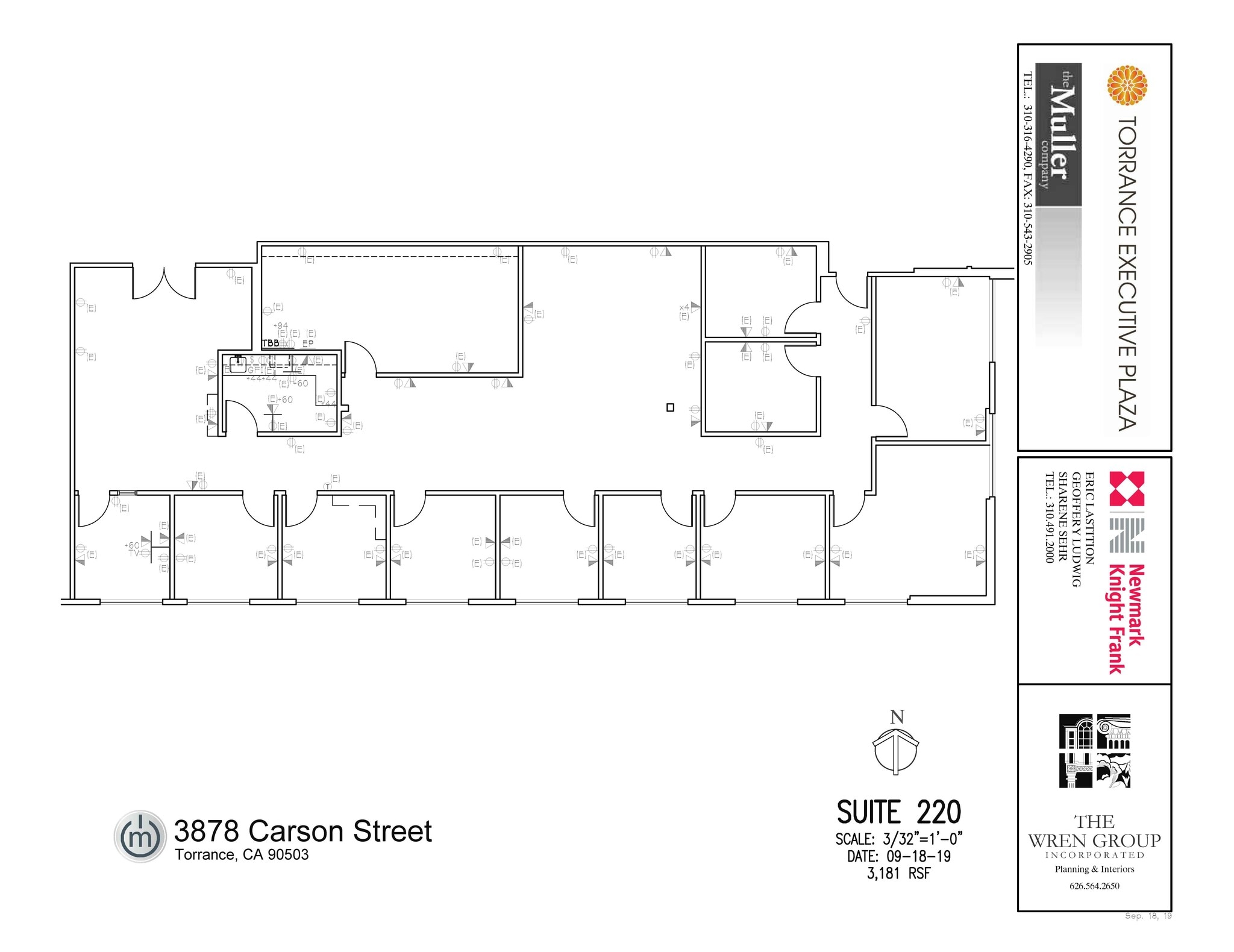 3848 W Carson St, Torrance, CA for lease Floor Plan- Image 1 of 1