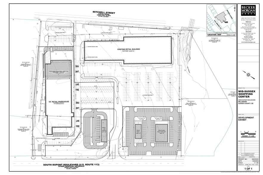 Route 113, Millsboro, DE for lease - Site Plan - Image 3 of 18