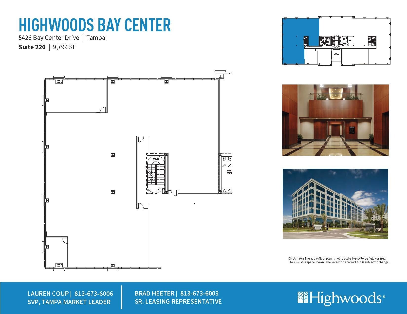 5426 Bay Center Dr, Tampa, FL for lease Floor Plan- Image 1 of 1