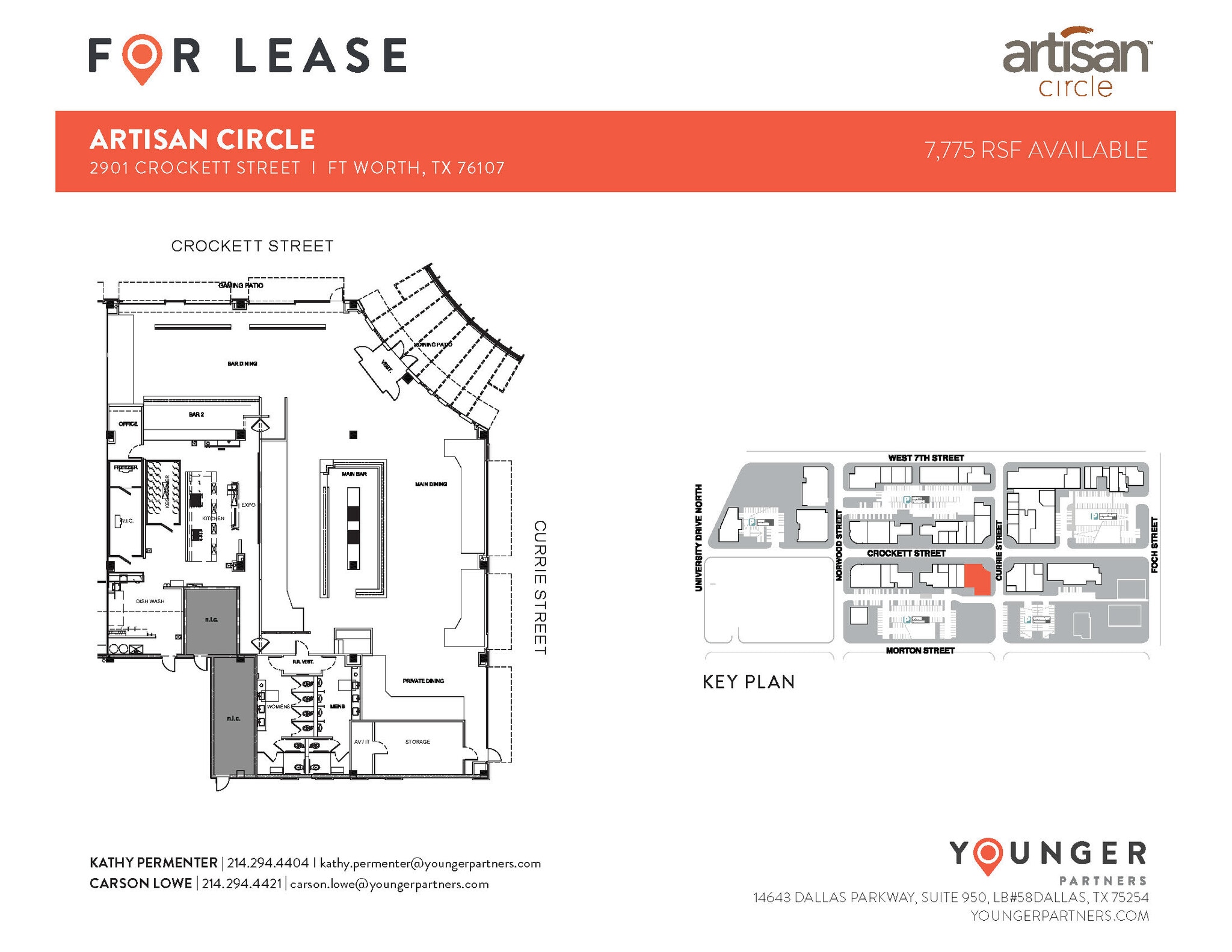 2973 W 7th St, Fort Worth, TX for lease Floor Plan- Image 1 of 1
