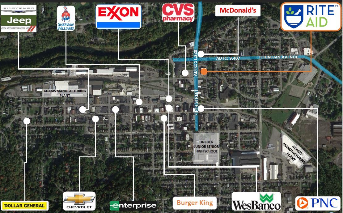 115 5th St, Ellwood City, PA 16117 Rite Aid