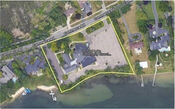 5171 Commerce Rd, Orchard Lake, MI - aerial  map view