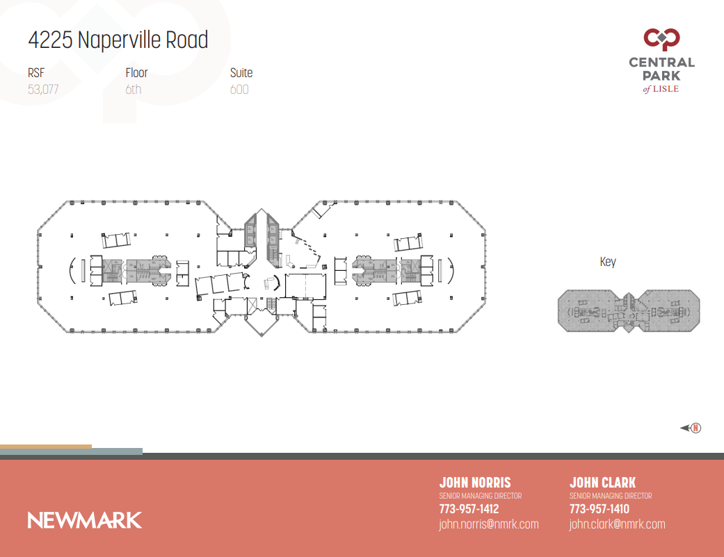 3333 Warrenville Rd, Lisle, IL for lease Floor Plan- Image 1 of 2