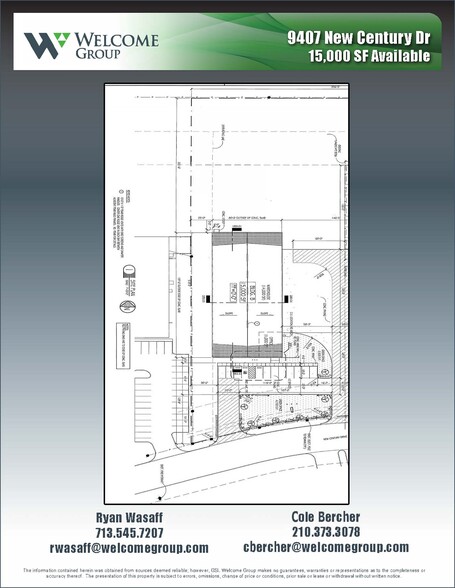 9407 New Century Dr, Pasadena, TX for lease - Site Plan - Image 3 of 6