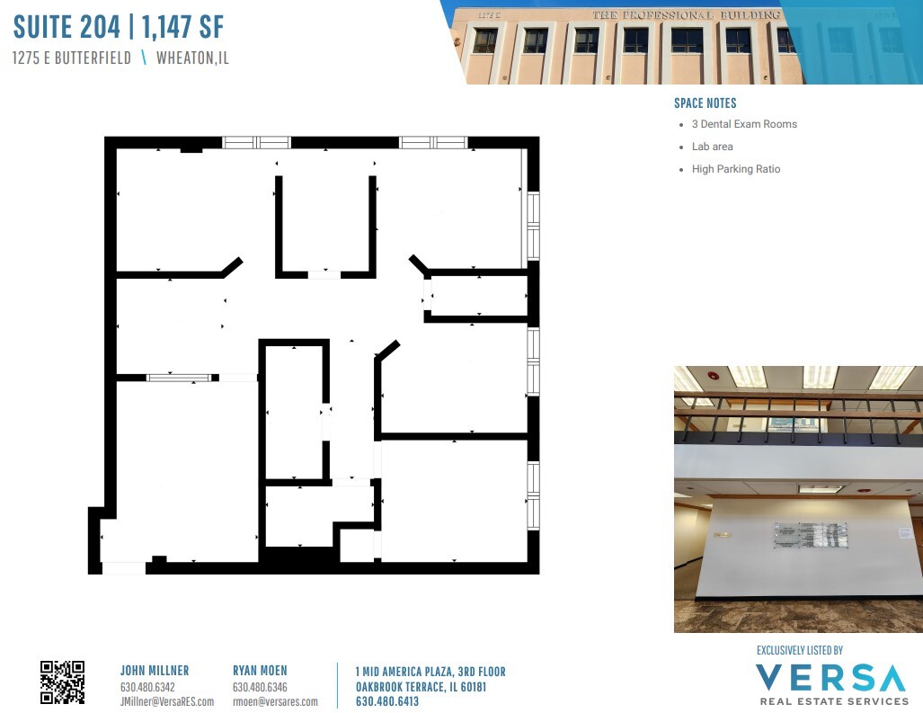 1275 E Butterfield Rd, Wheaton, IL for lease Floor Plan- Image 1 of 1